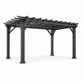 Stahl Pergola Schwarz 300x300x250 cm